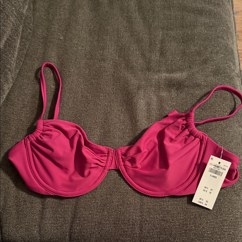 Abercrombie & Fitch Fuchsia Bikini Top